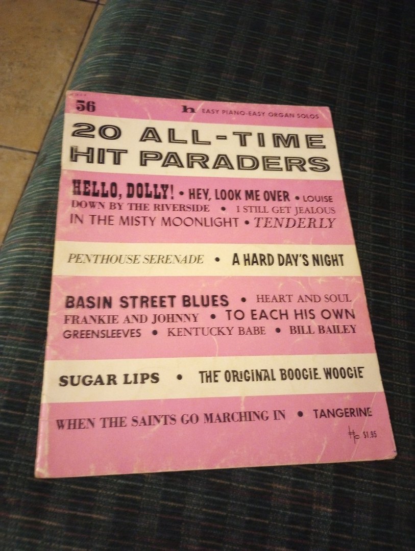 Different multiple Organ music sheets