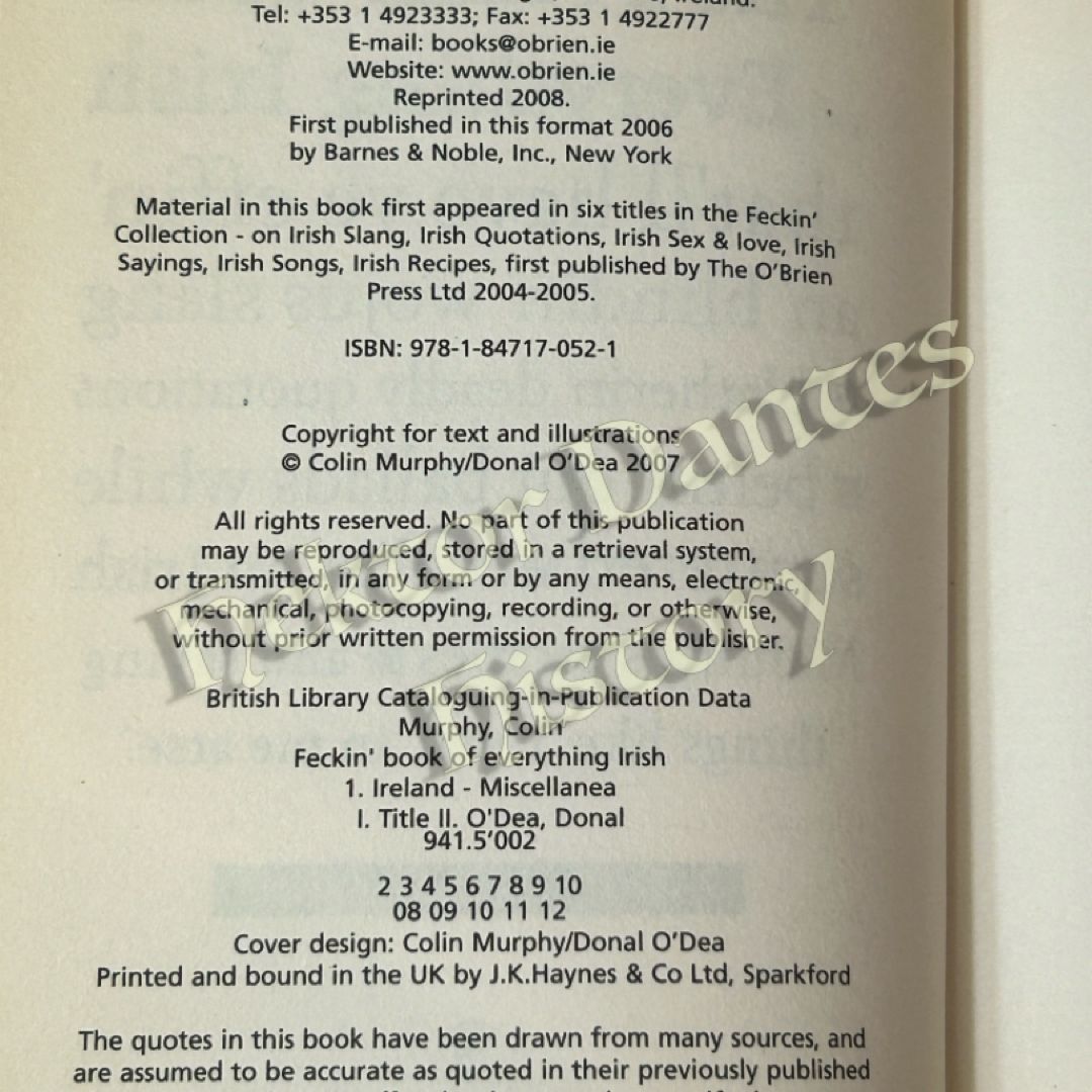 Feckin Book of Everything Irish