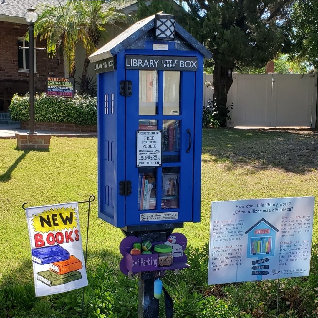 TARDIS Little Free Library