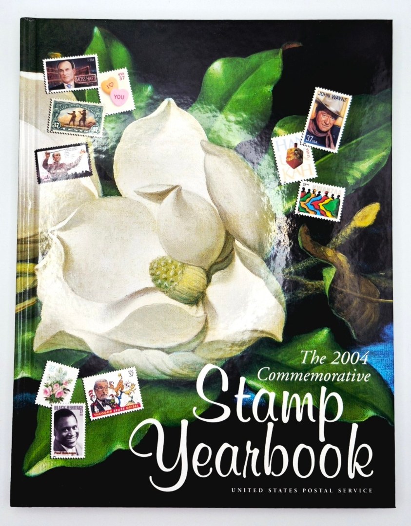 The 2004 Commemorative Stamp Yearbook (Like new, 64 pgs, HarperResource)