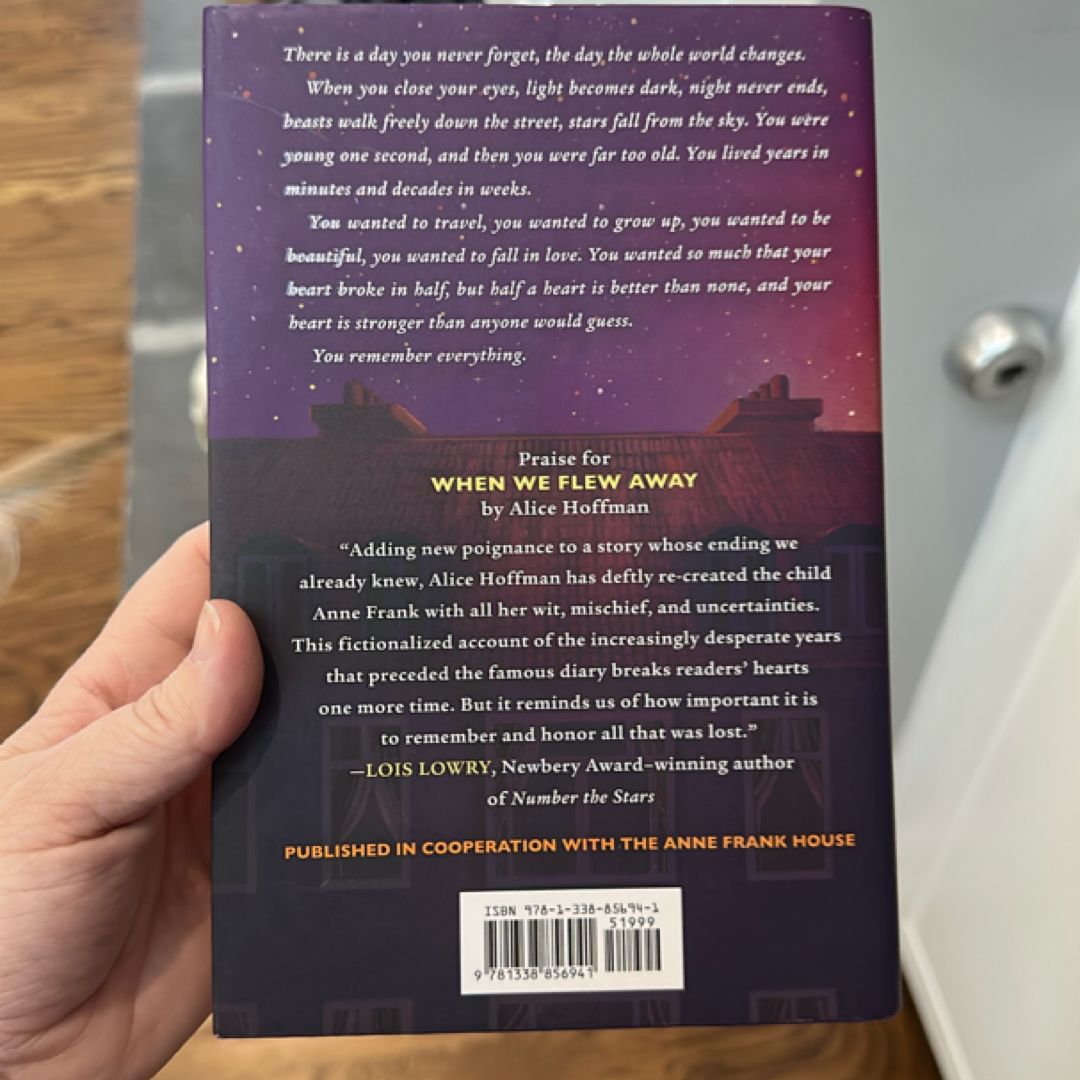 When We Flew Away: a Novel of Anne Frank Before the Diary