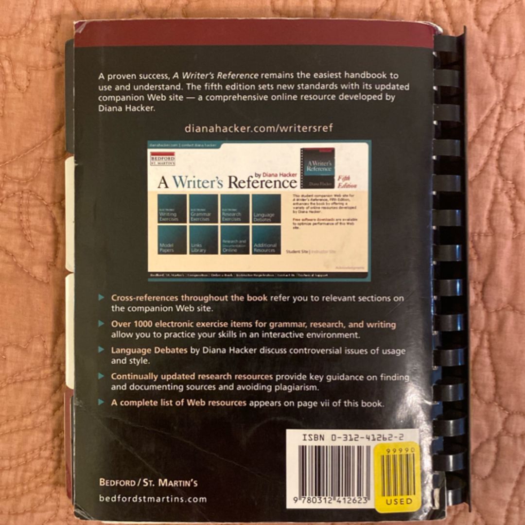A Writer's Reference with Writing about Literature with 2009 MLA and 2010 APA Updates