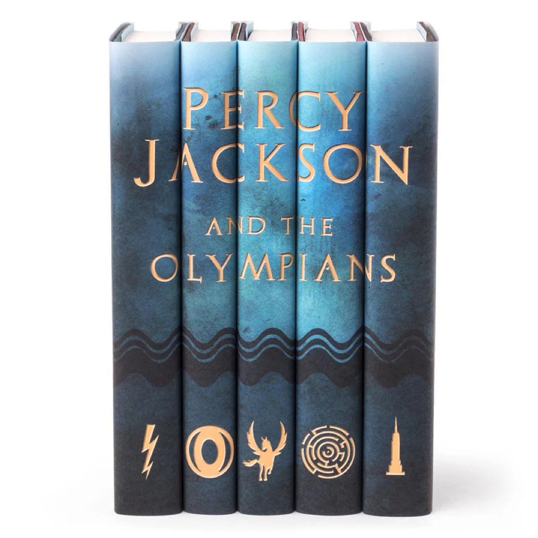 Percy Jackson and the Olympians by Rick Riordan Book Set