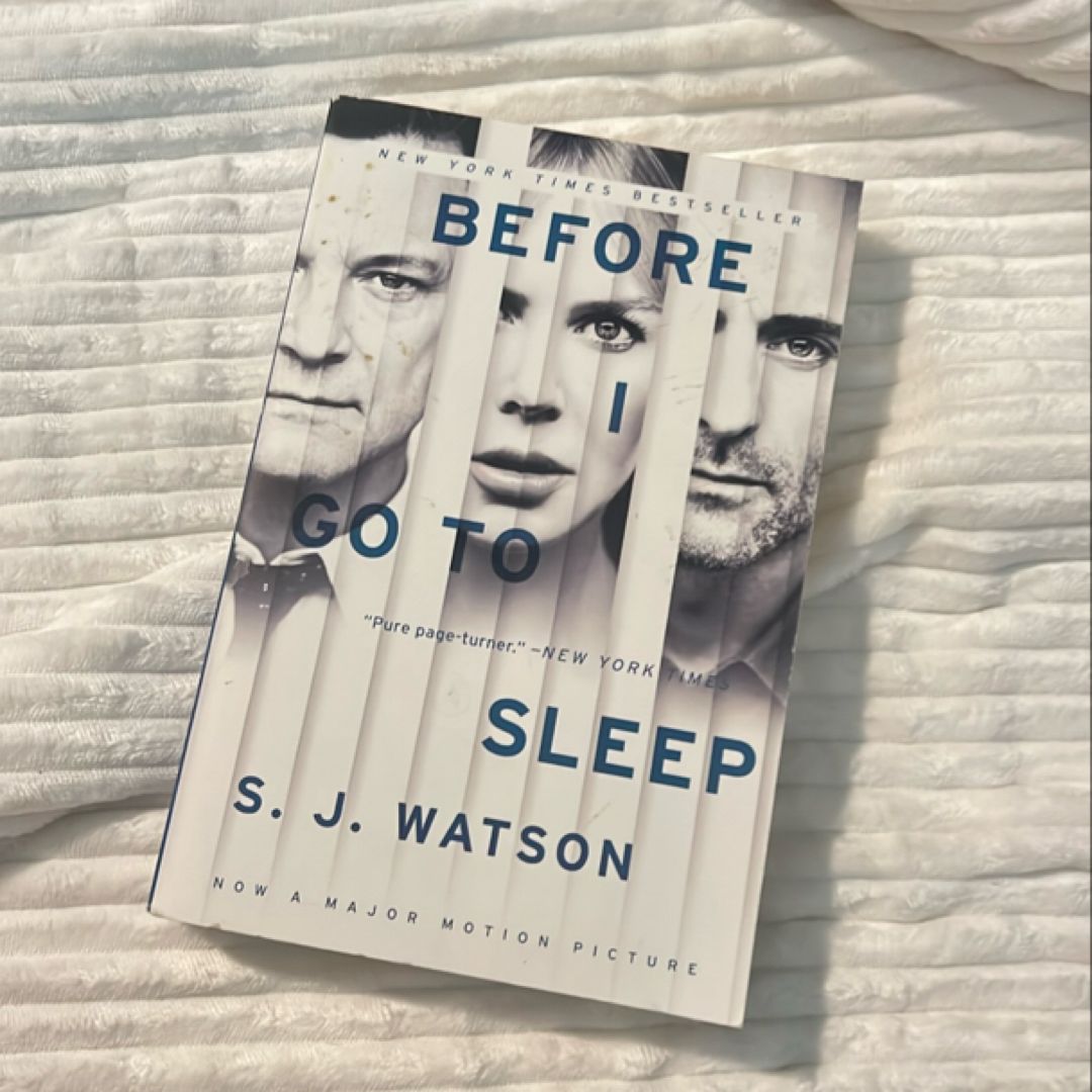 Before I Go to Sleep Tie-In