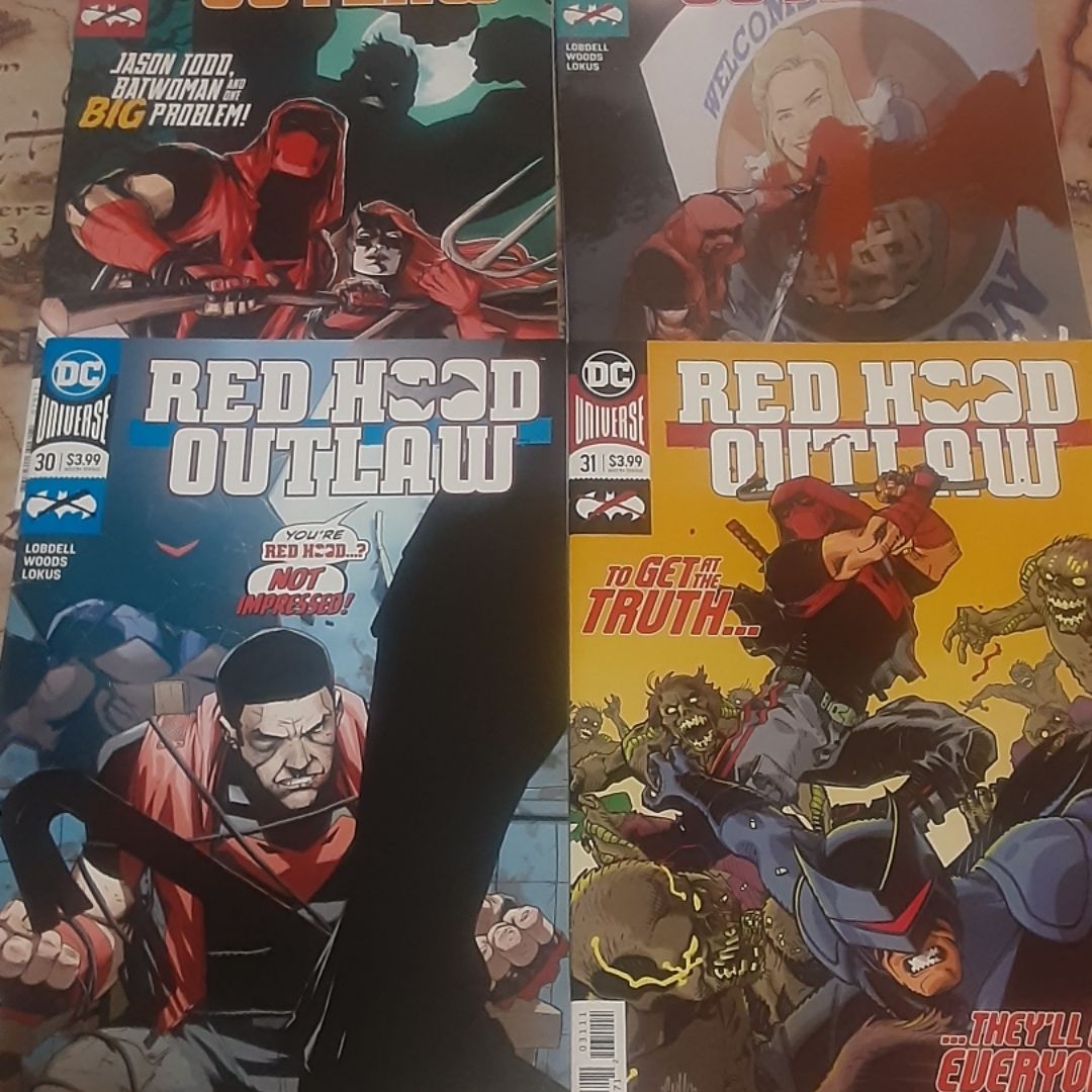 Red Hood 28,29,30,31  dc comics lot