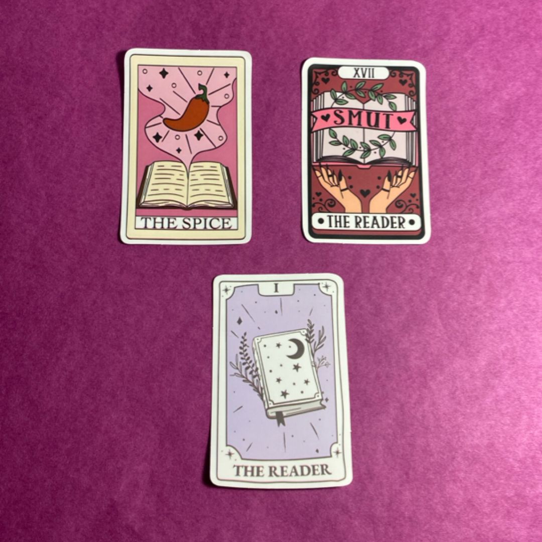 The Reader Bookish Stickers 
