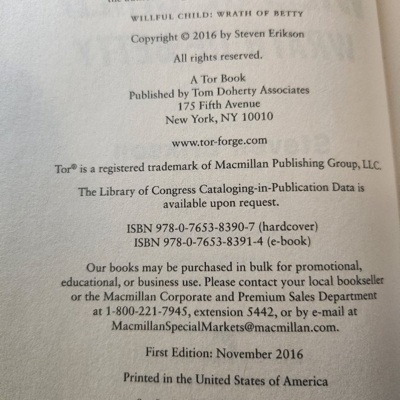 Willful Child: the Search for Spark