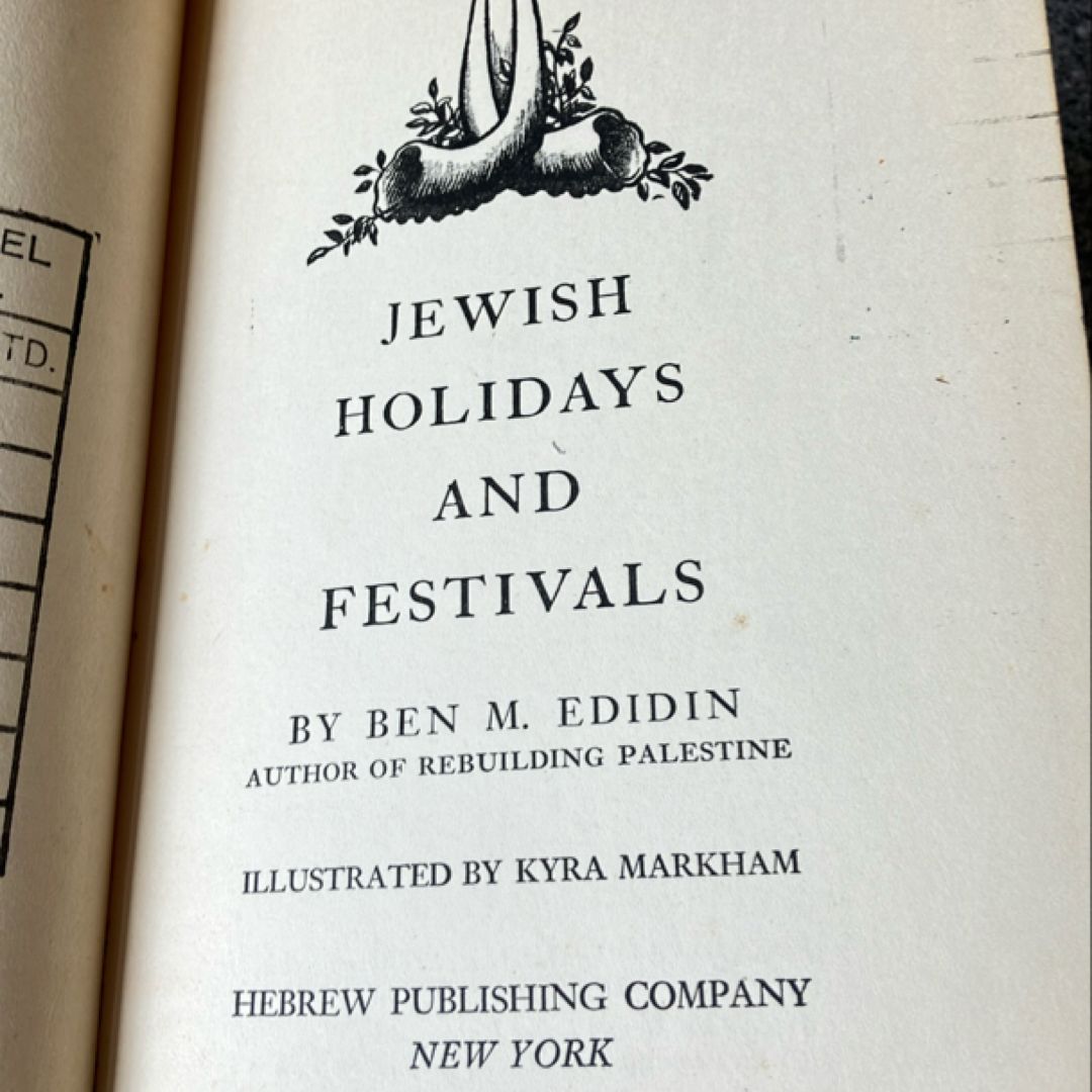 Jewish Holidays and Festivals