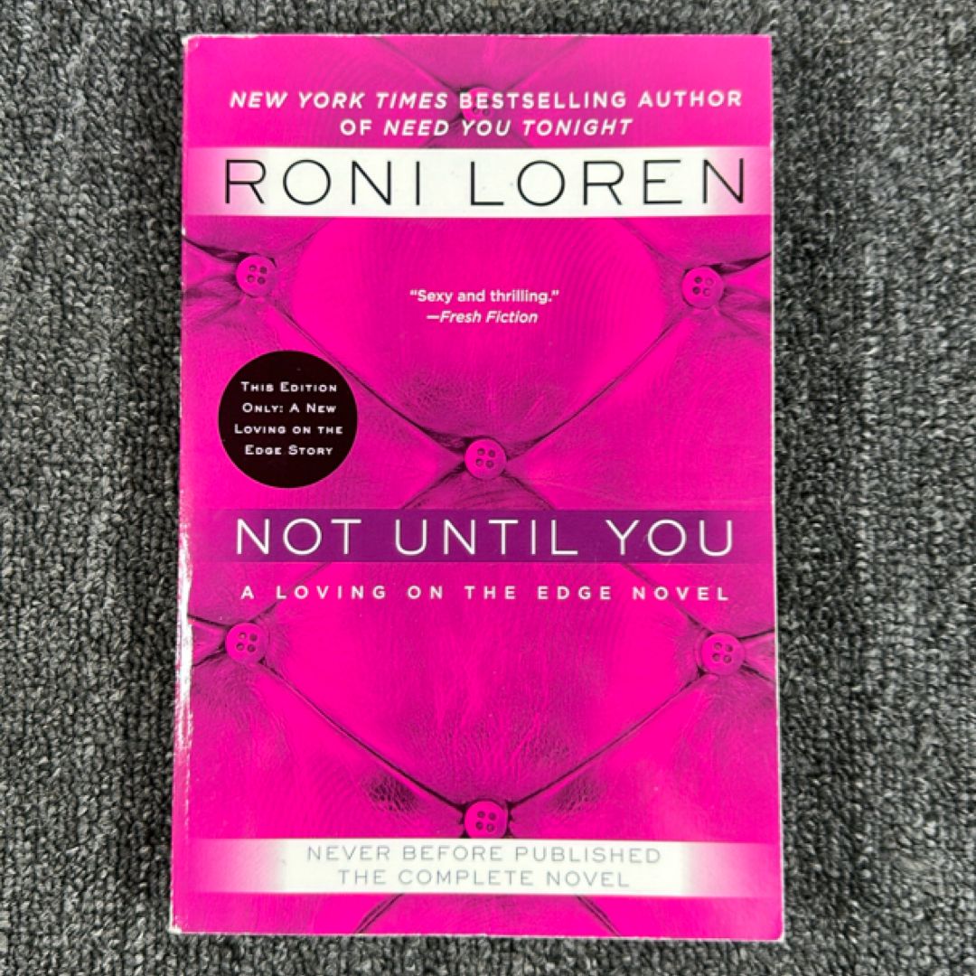 Not until You