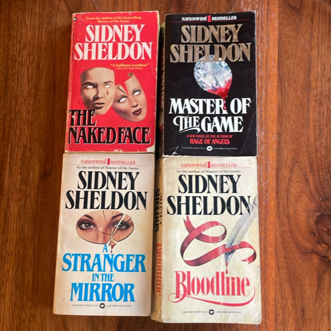 Sidney Sheldon lot of 4 