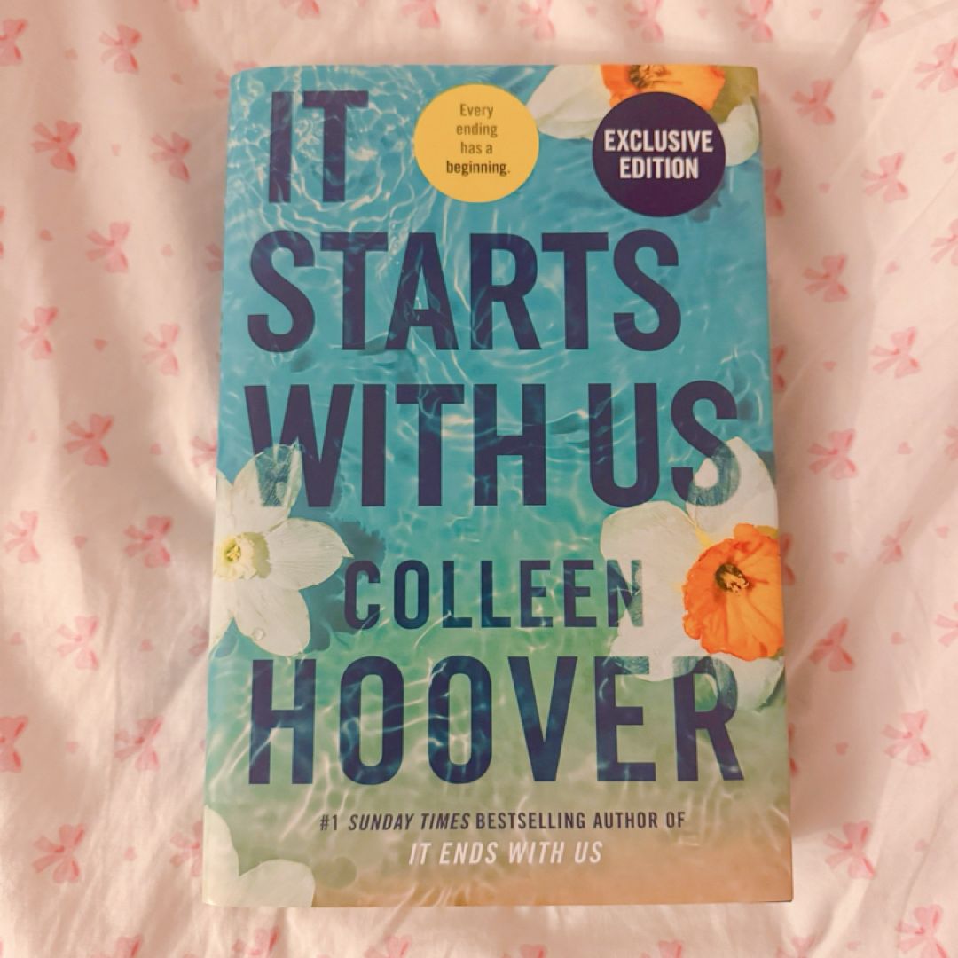 It Starts With Us waterstones special edition