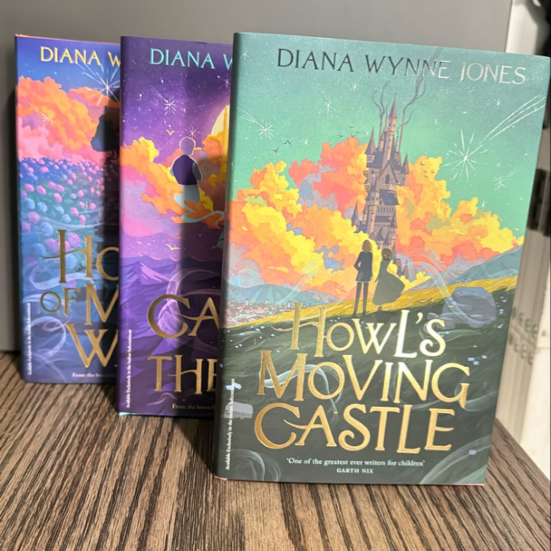 Howl’s Moving Castle••Castle in the Air••House of Many Ways Hardcover Book set