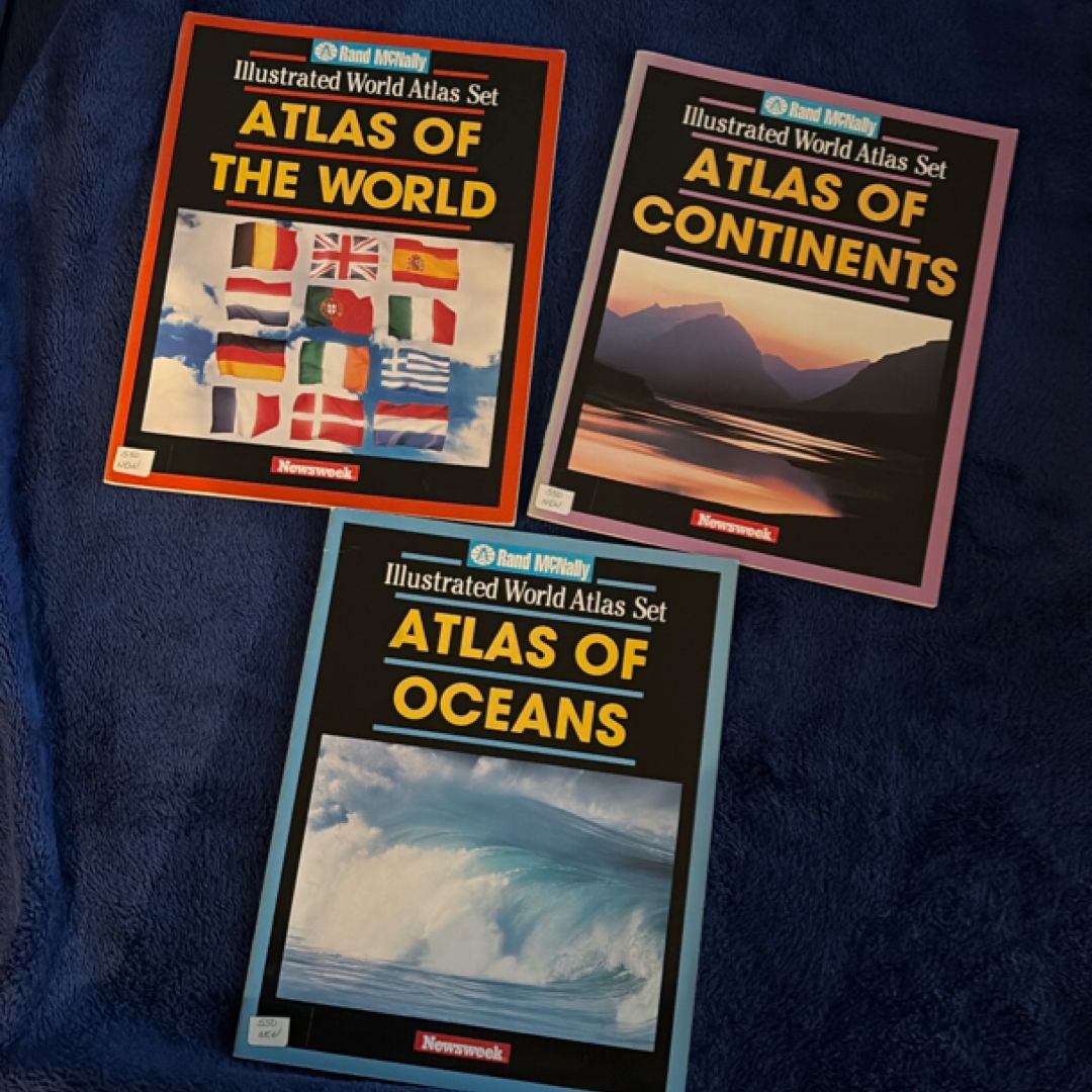 World Atlas & Map Books for Kids (3-Book Geography Bundle) | Ages 7–11