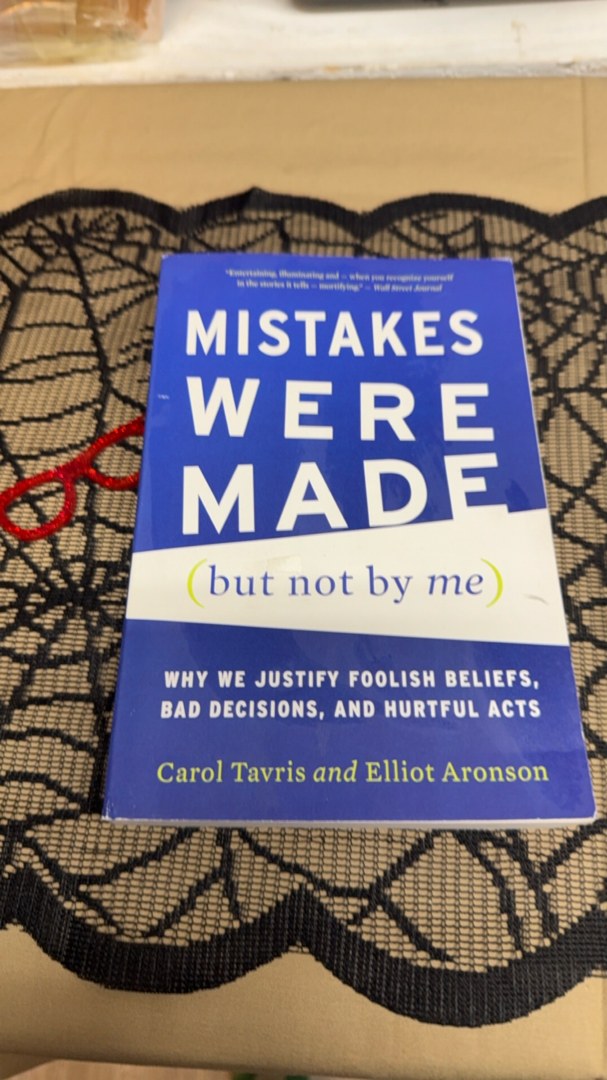 Mistakes Were Made (but Not by Me)