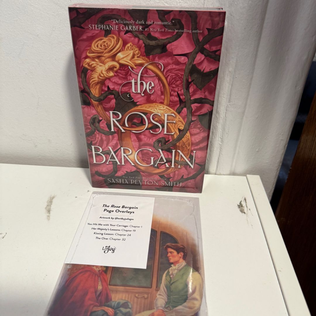 Litjoy The Rose Bargain SIGNED w/ overlays 