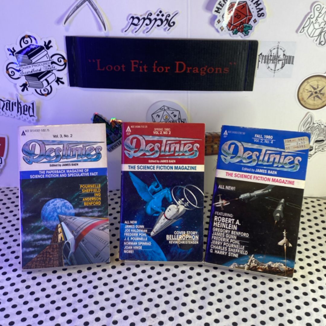 Lot of 3 Destinies SF anthologies