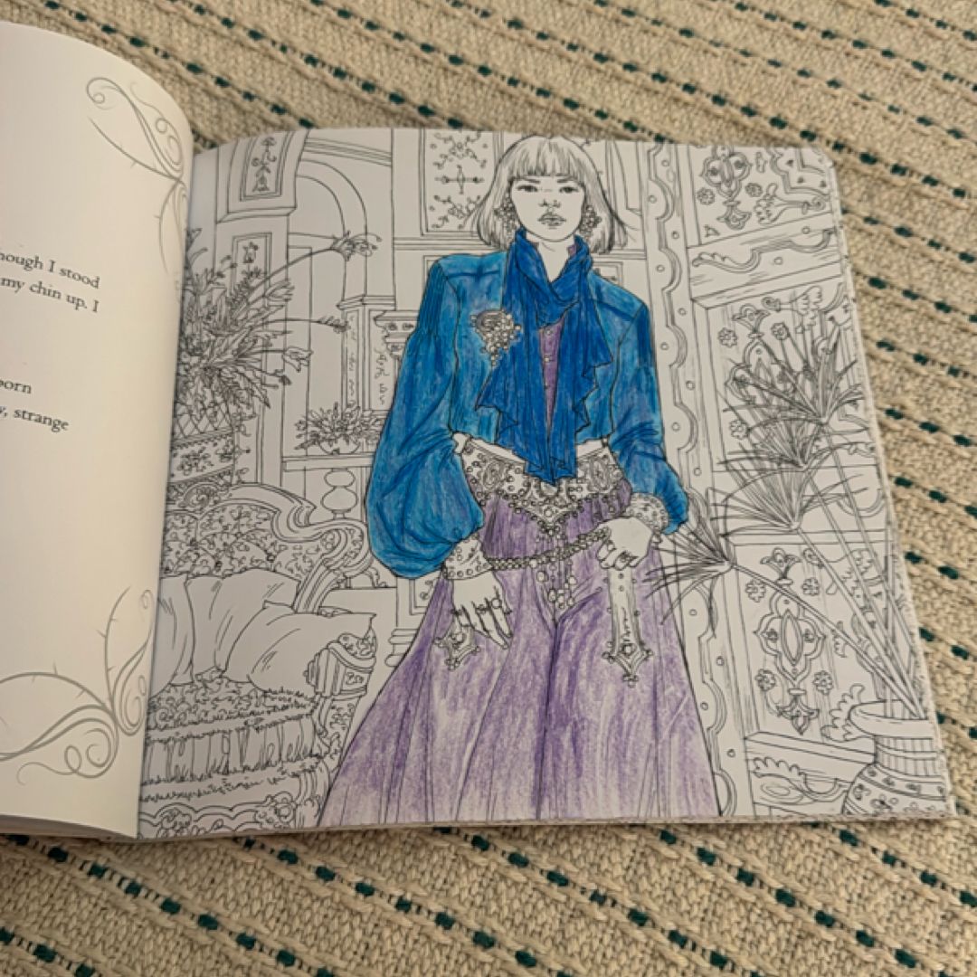 A Court of Thorns and Roses Coloring Book