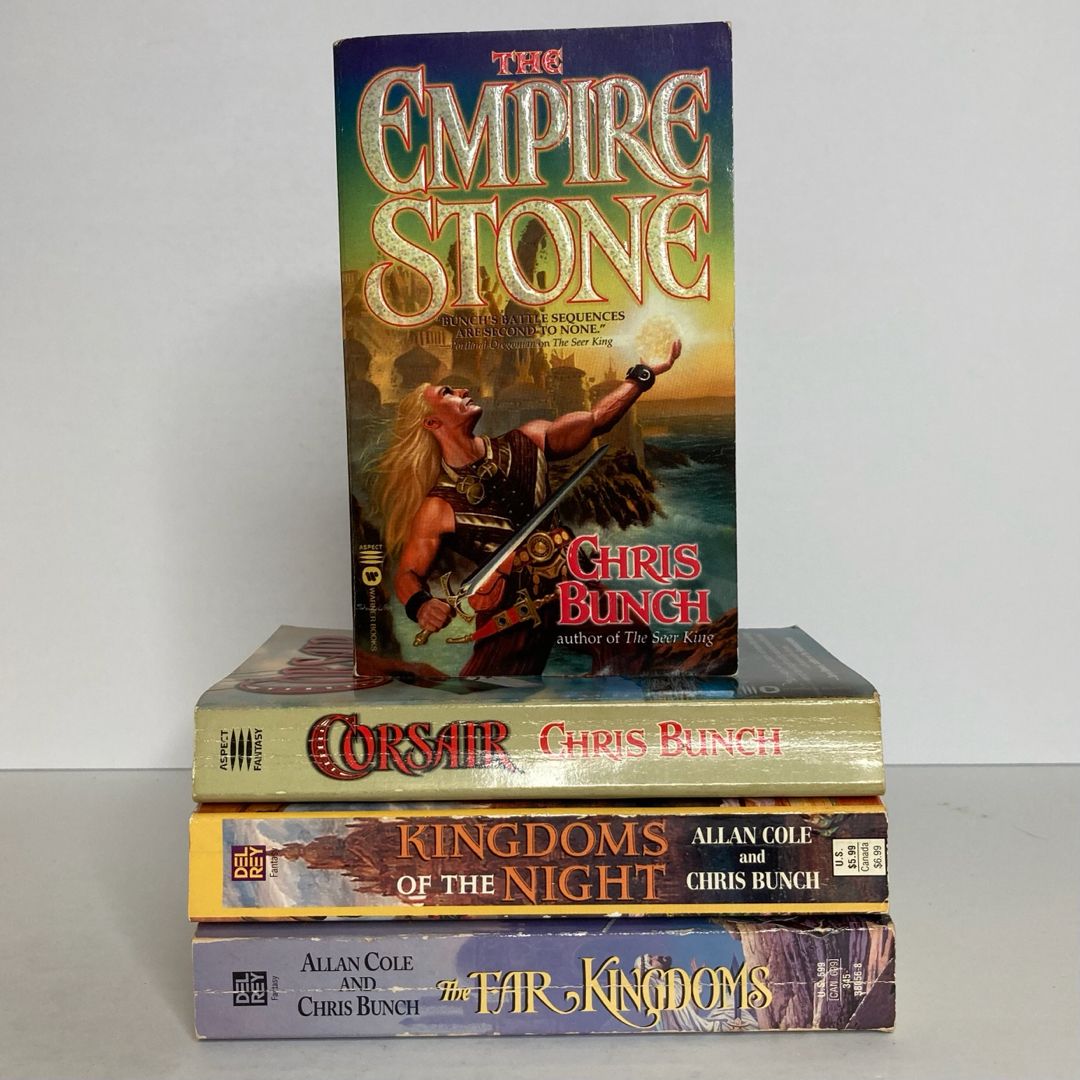 Bundle of 4 Chris Bunch and Allan Cole Fantasy Paperback Novels