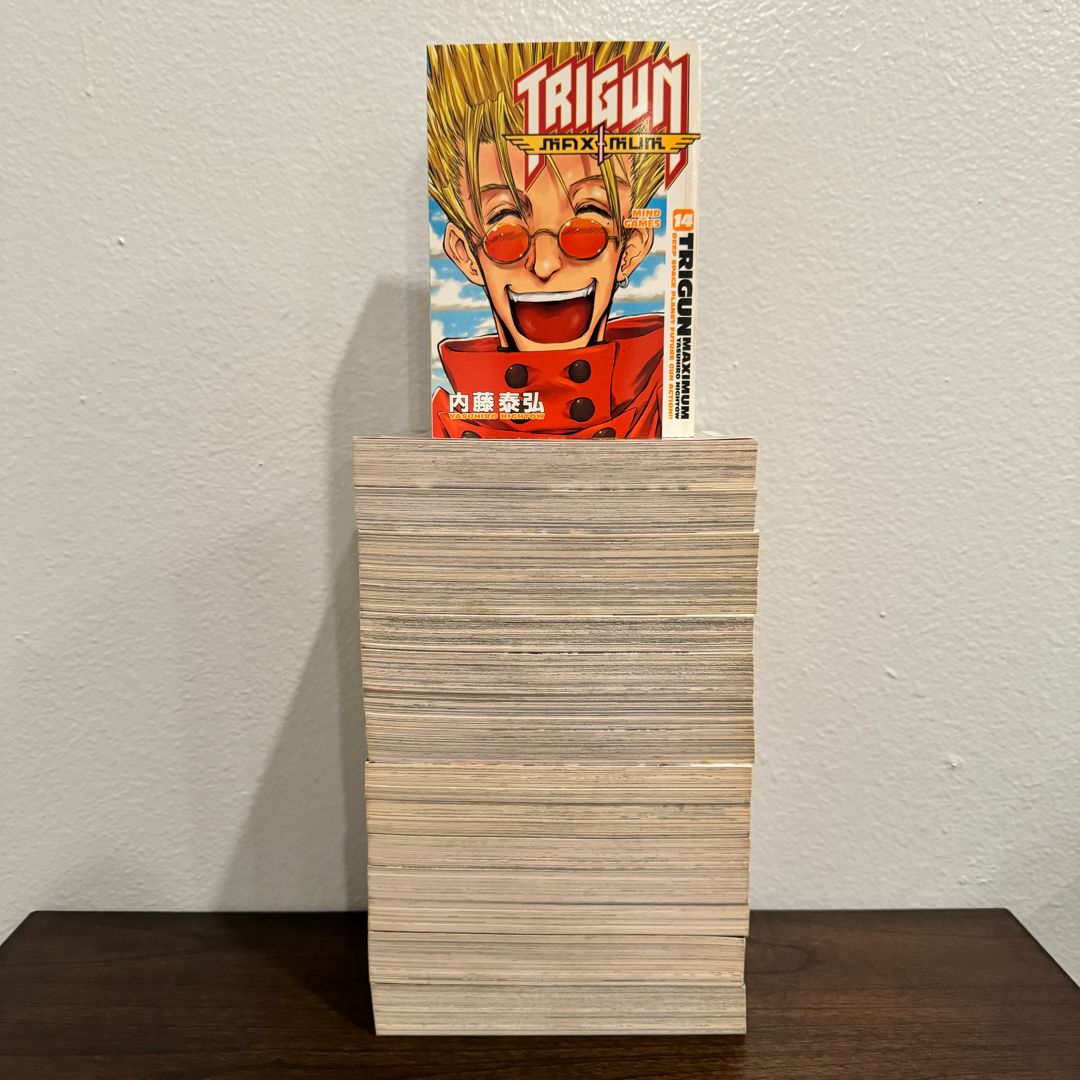 Trigun 1-2 & Trigun Maximum 1-14 Complete Sets • [Out of Print