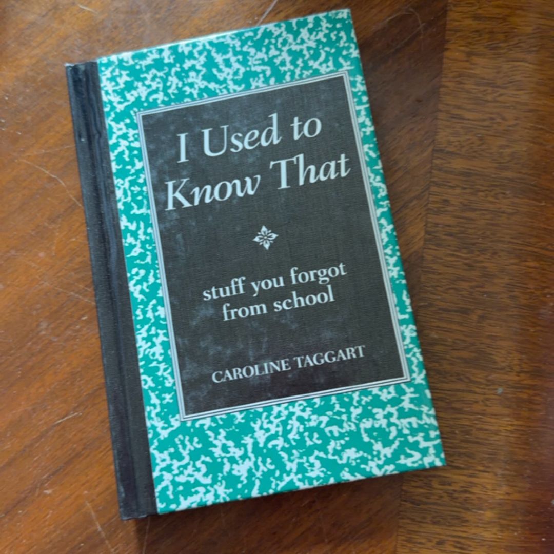 I Used to Know That