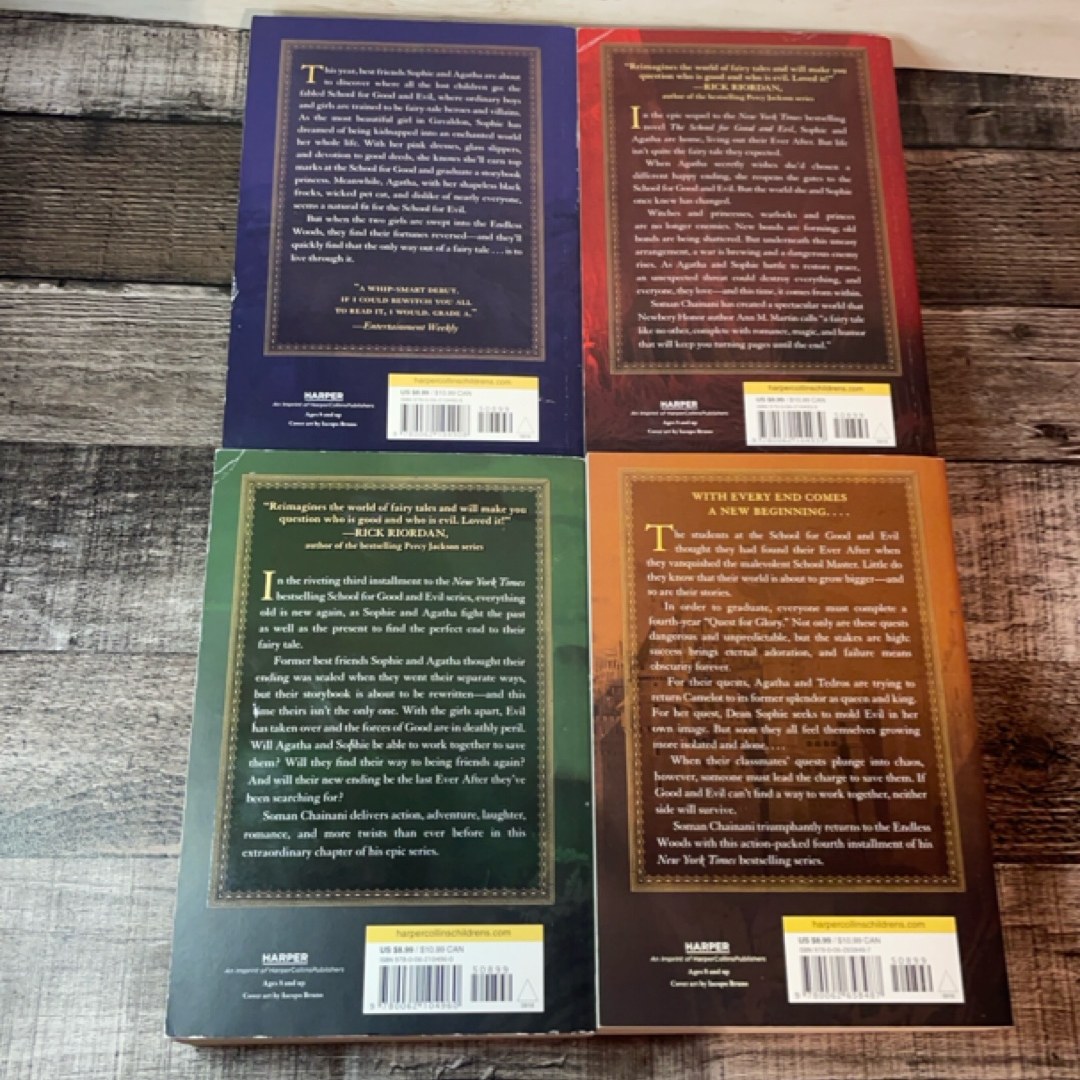 The School for Good and Evil Books 1-4 Paperback Box Set