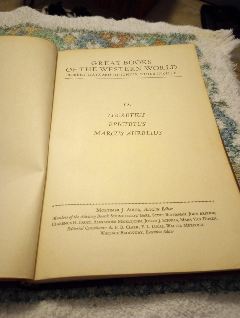 Lucretius / Epictetus / Marcus Aurelius