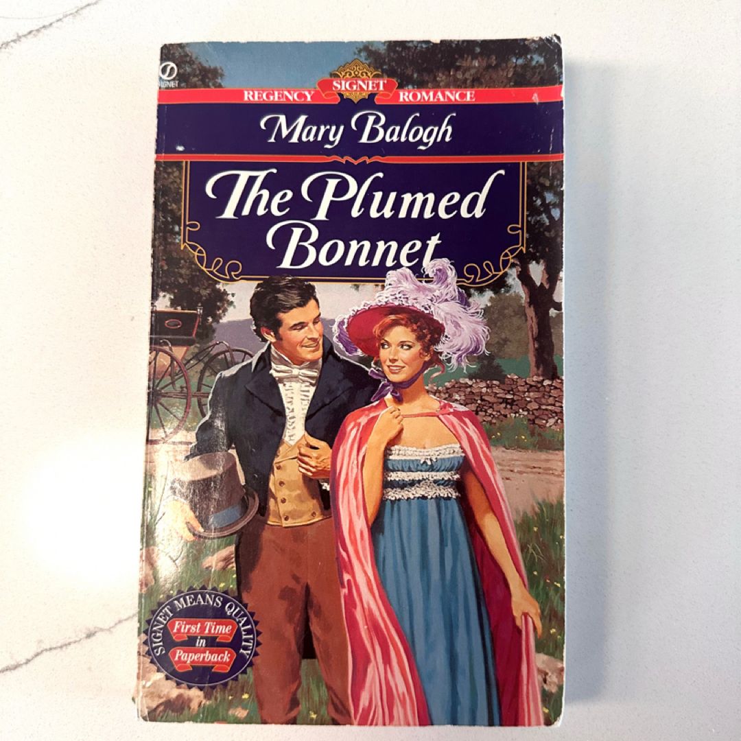 The Plumed Bonnet - Signet Regency 1st Edition 1st Printing (1996)