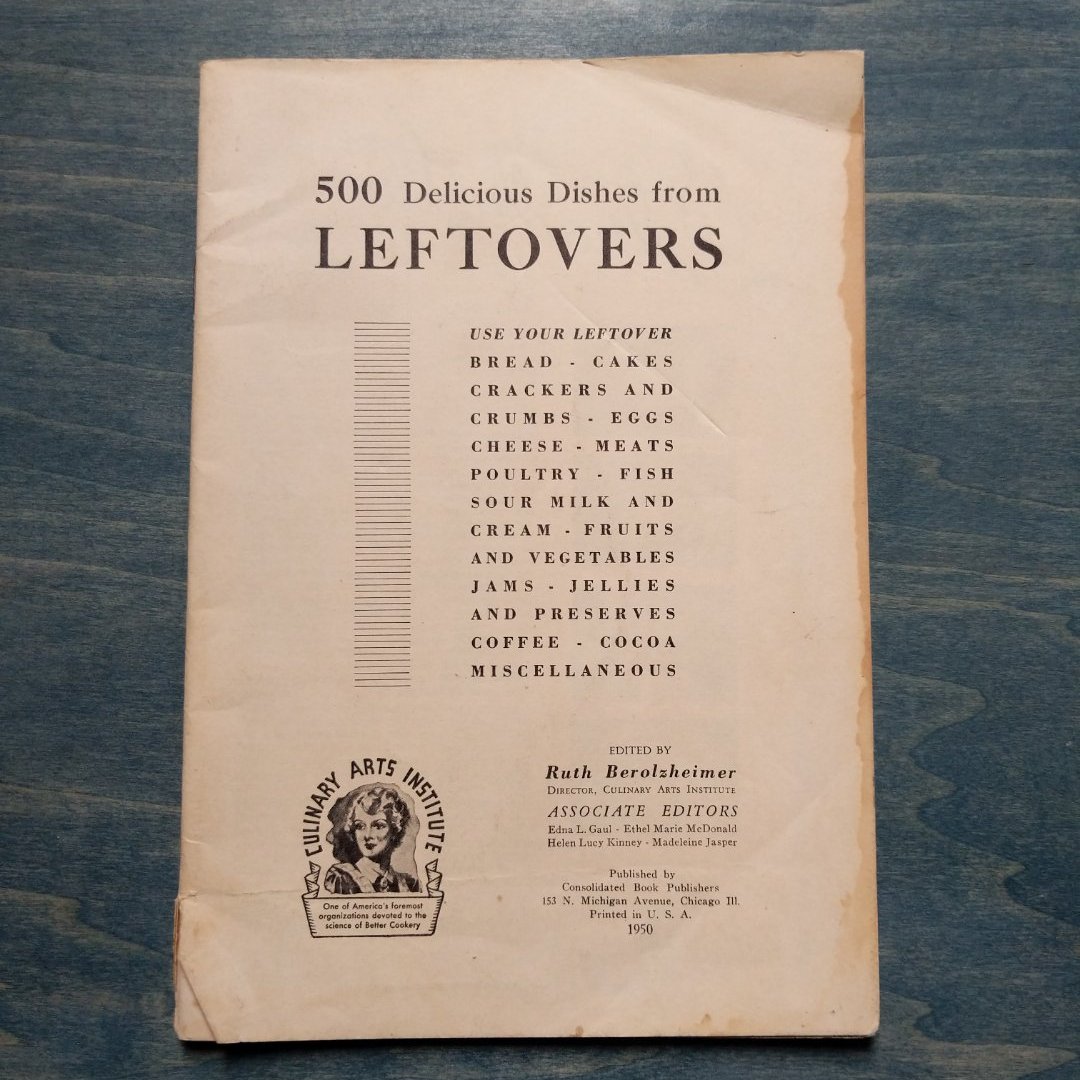 500 Delicious Dishes From Leftovers