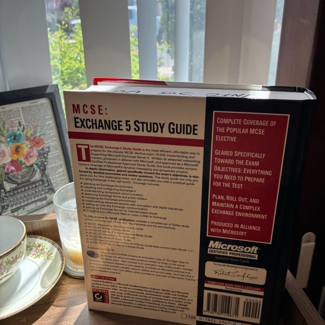 MCSE Exchange 5 Study Guide by Richard Easlick, James Chellis