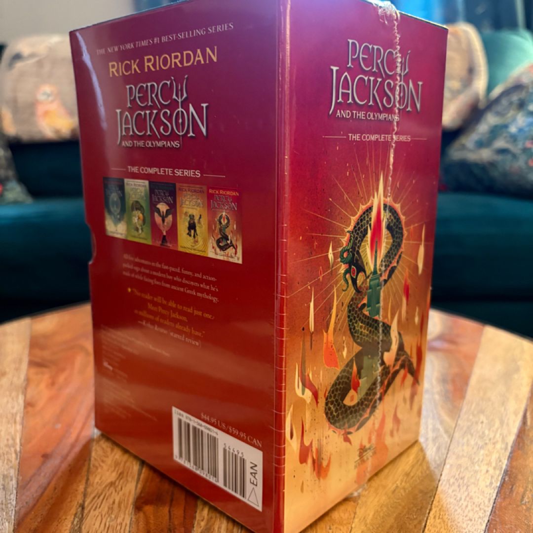 Percy Jackson And The Olympians 5 Book Set Barnes Noble Exclusive