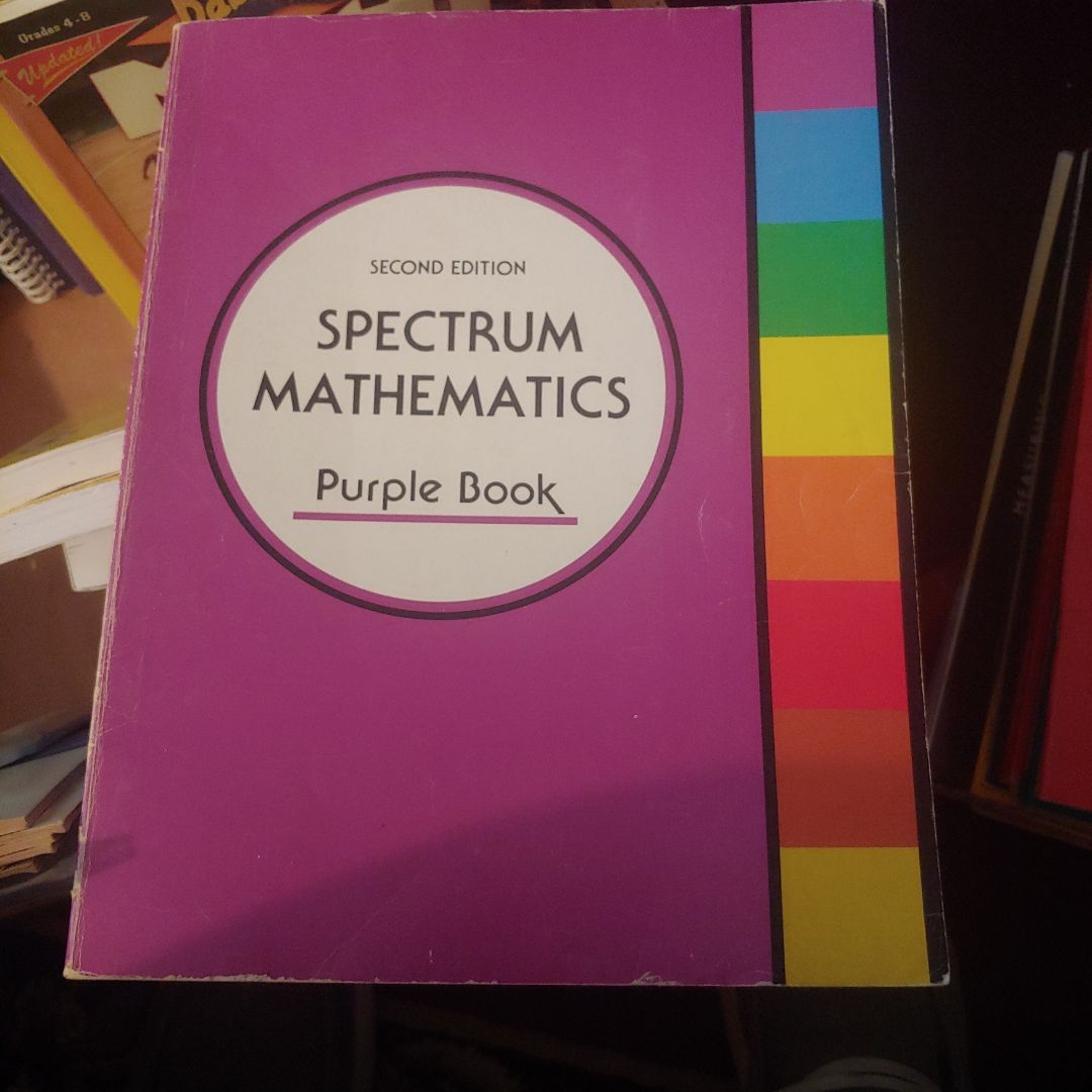 Spectrum mathematics Purple Book 2nd Second Edition