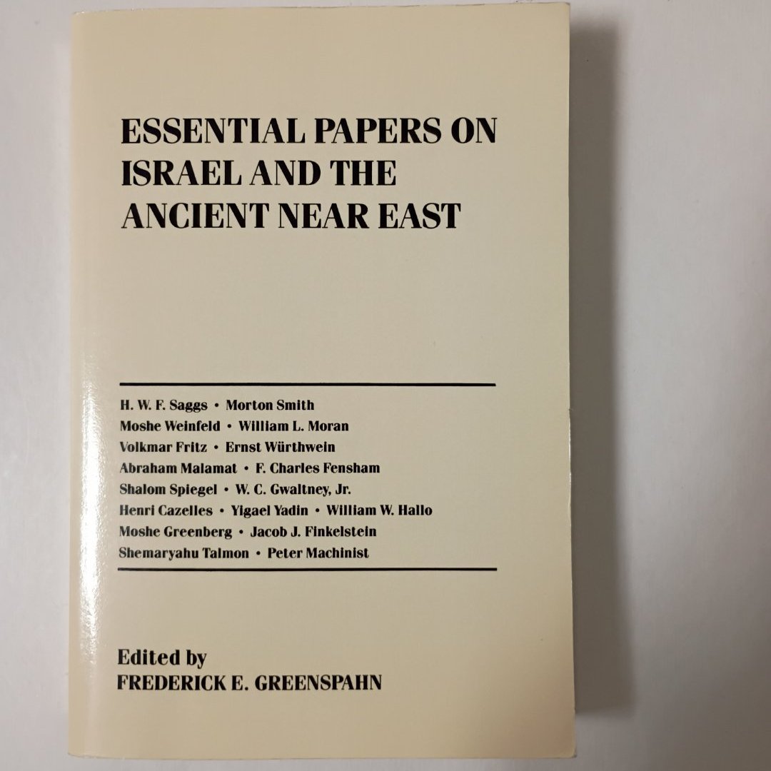 Essential Papers on Israel and the Ancient near East