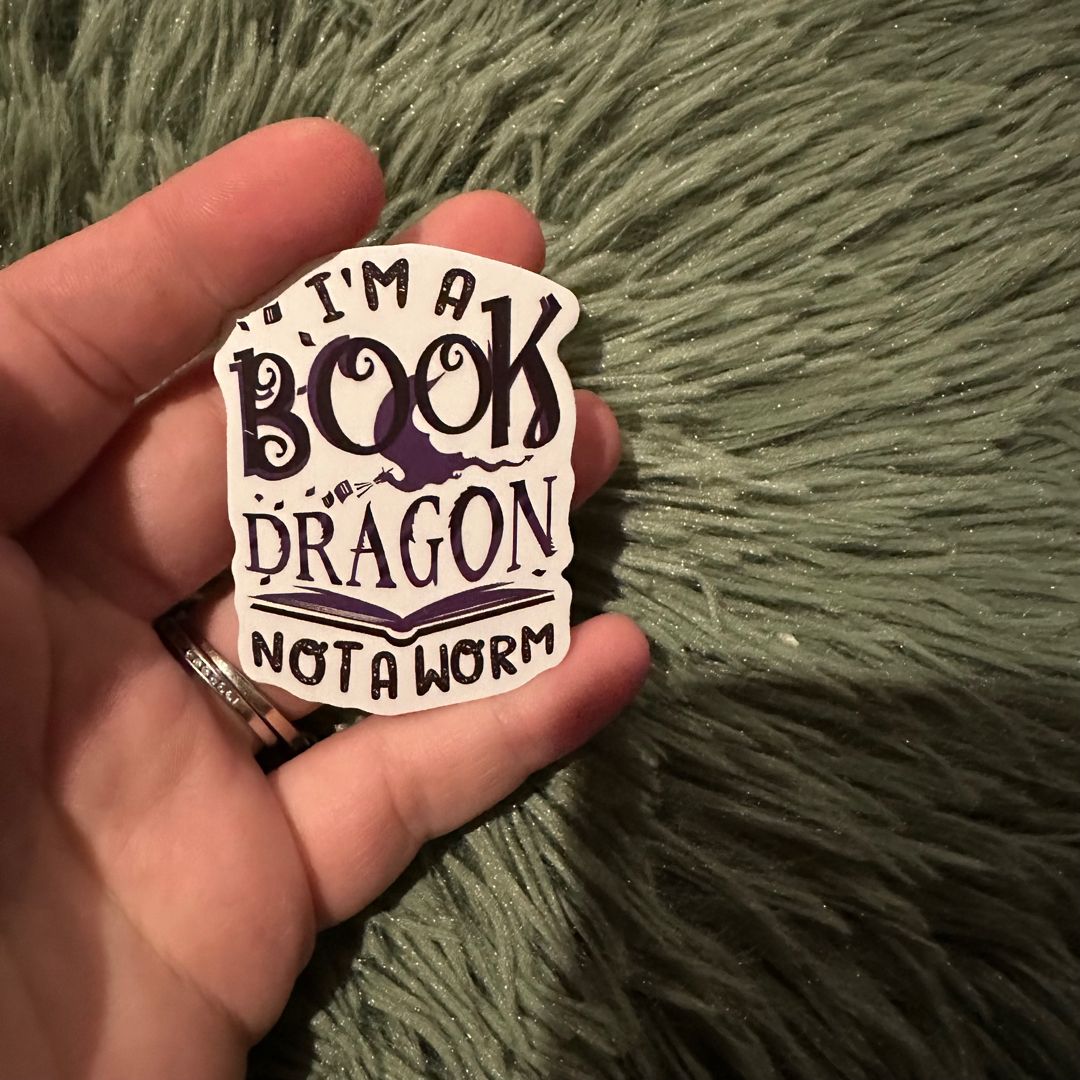 Book dragon sticker 🐉 