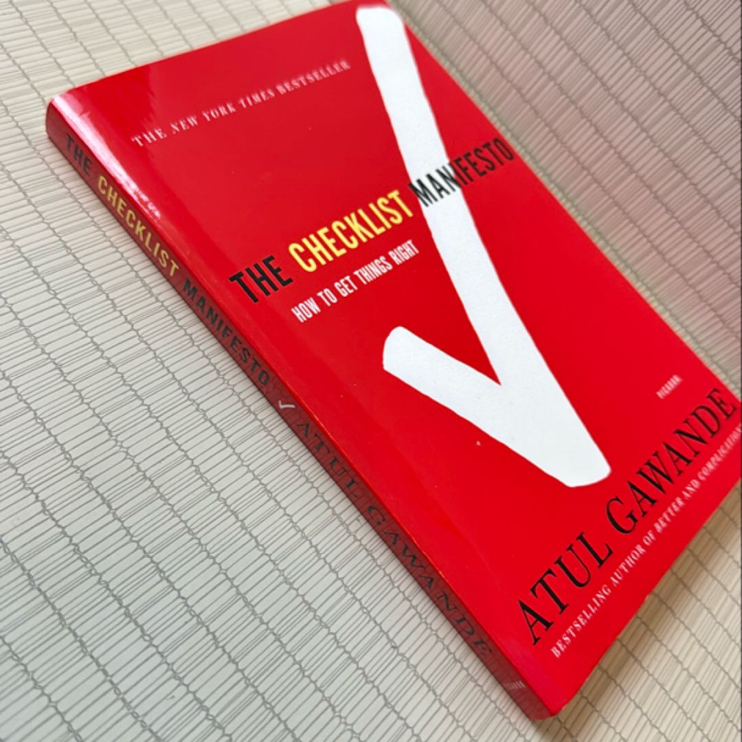 The Checklist Manifesto by Atul Gawande