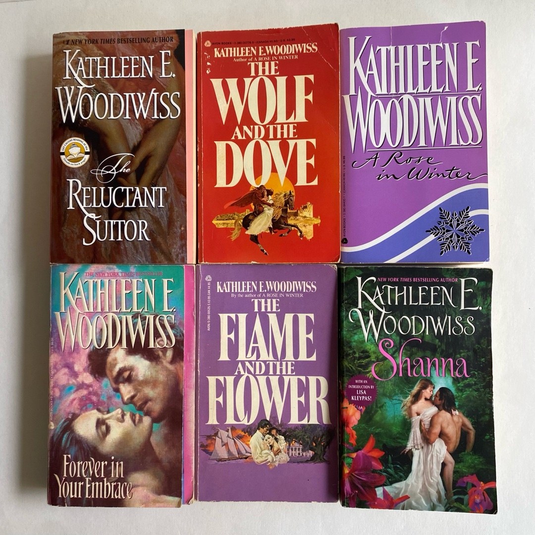 The Reluctant Suitor; The Wolf and the Dove; A Rose in Winter; Forever in Your Embrace; The Flame and the Flower; Shanna