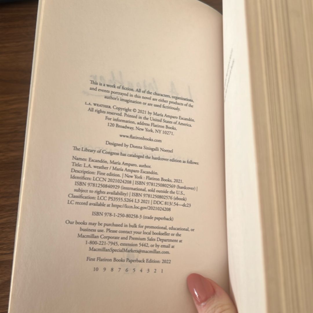 L. A. Weather *1st 1st*