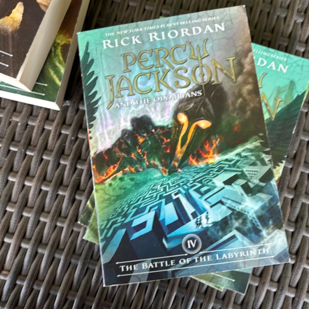Percy Jackson and the Olympians 5 Book Paperback Boxed Set (new Covers W/poster)