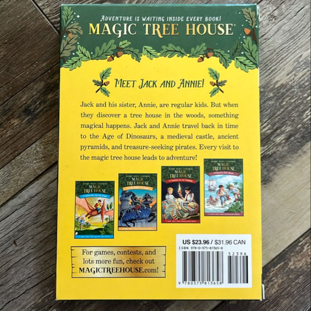 Magic Tree House Books 1-4 Boxed Set