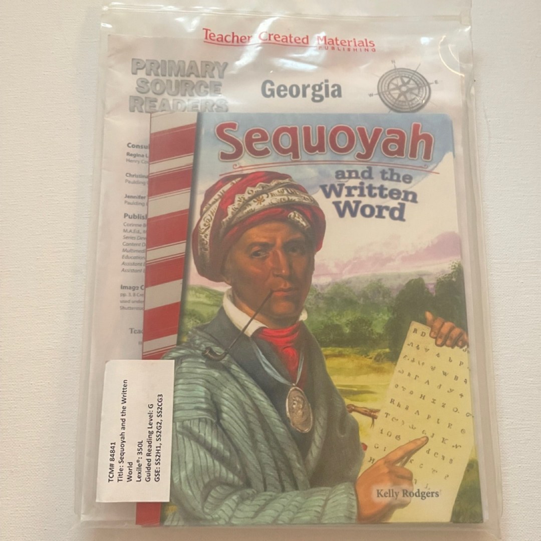 Pack of 4: Sequoyah and the Written Word
