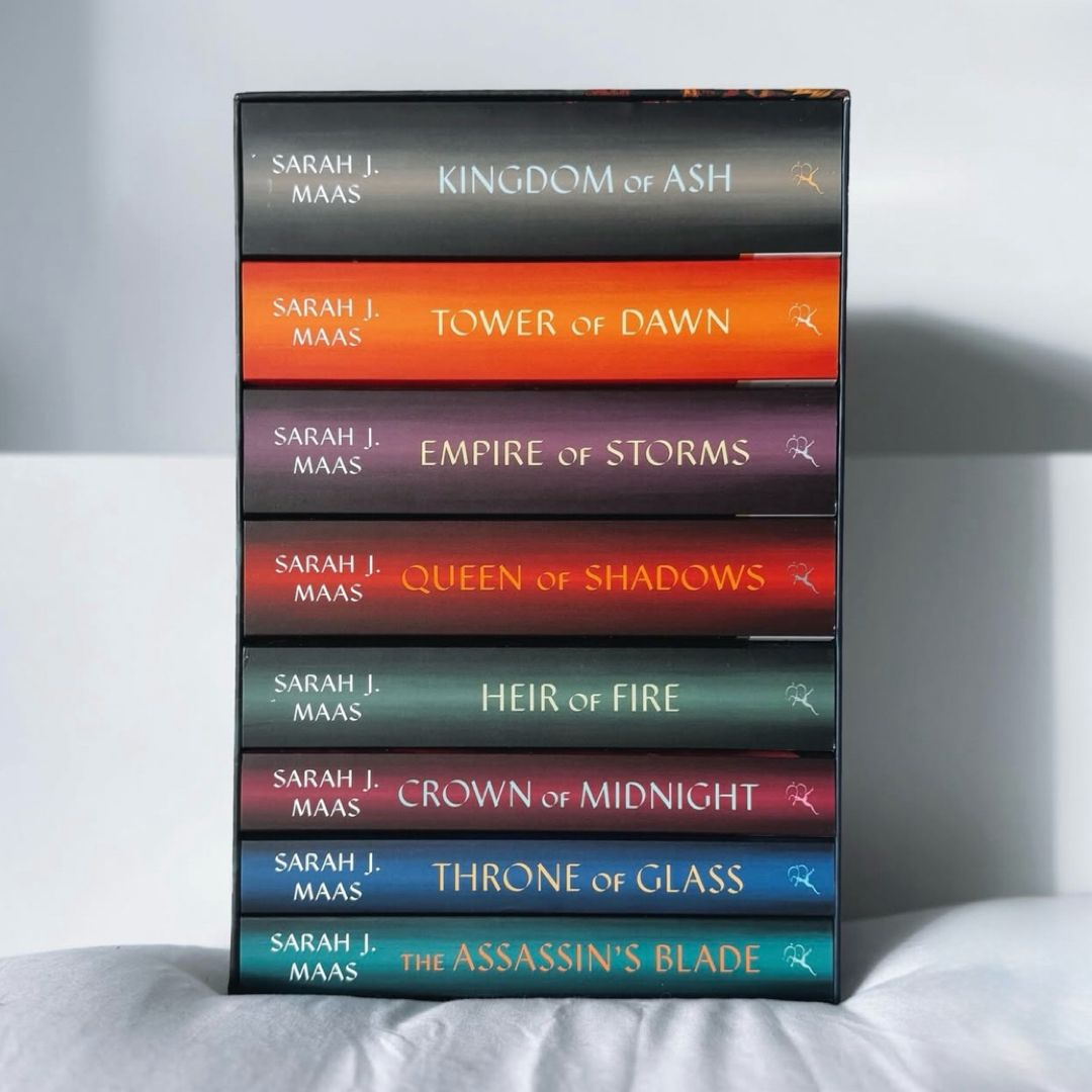 Throne of Glass Paperback Box 8 Book Set NEW