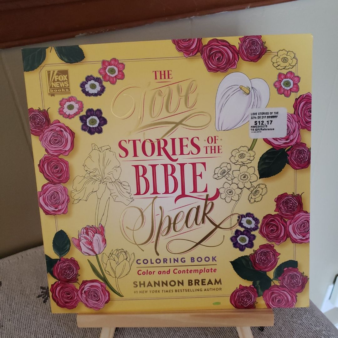 The Love Stories of the Bible Speak Coloring Book