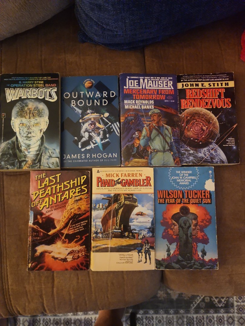 Fantasy Sci-Fi Lot of 7 Paperback Books Set #7