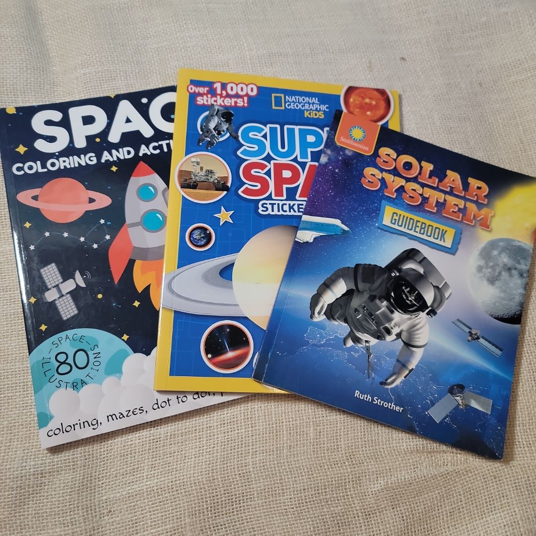 National Geographic Kids Super Space Sticker Activity Book Over 1000 Stickers