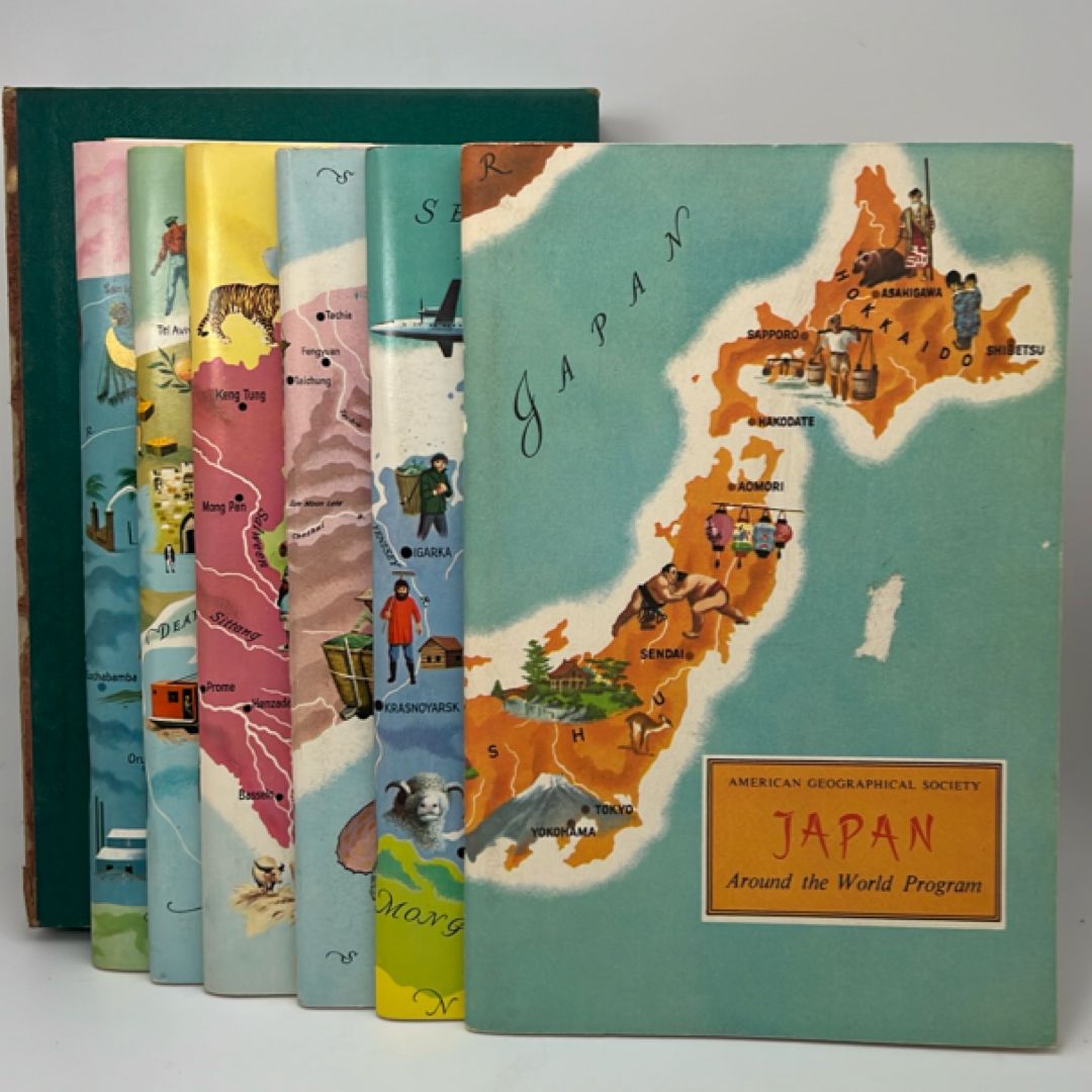 American Geographical Society Around The World Program Lot Japan Russia +