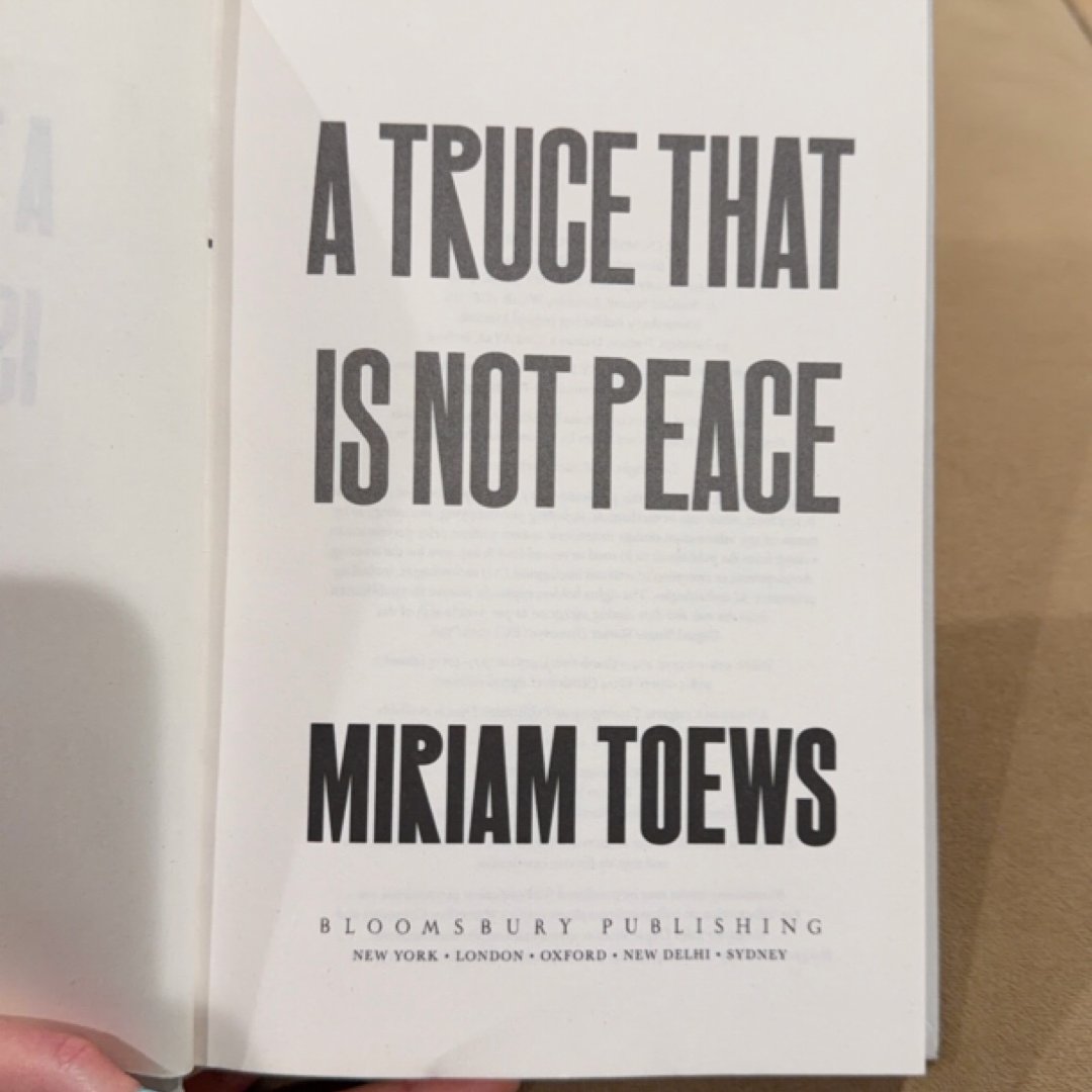A Truce That Is Not Peace