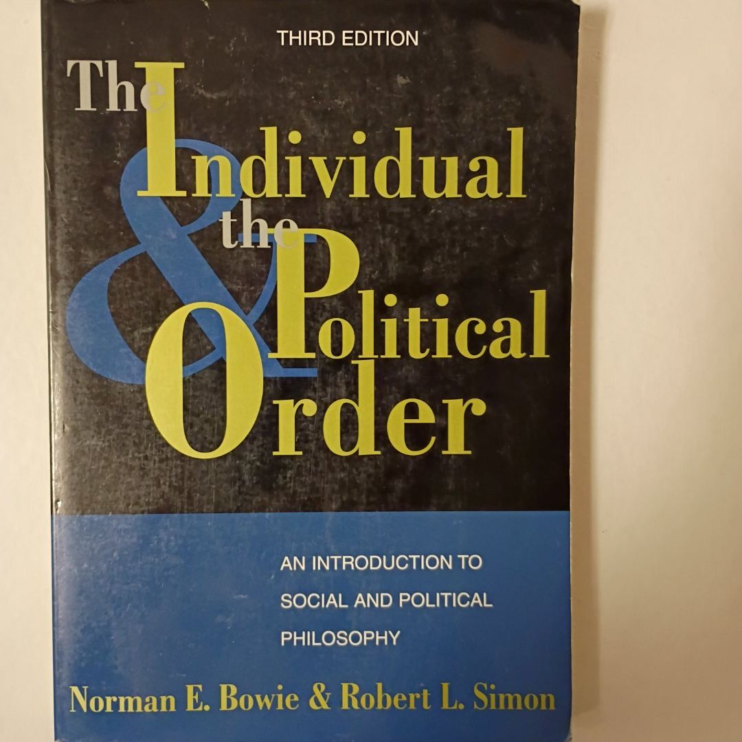 The Individual and the Political Order