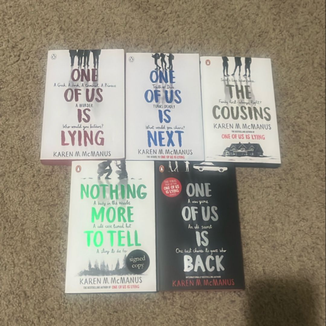 One of us is lying sprayed edges set