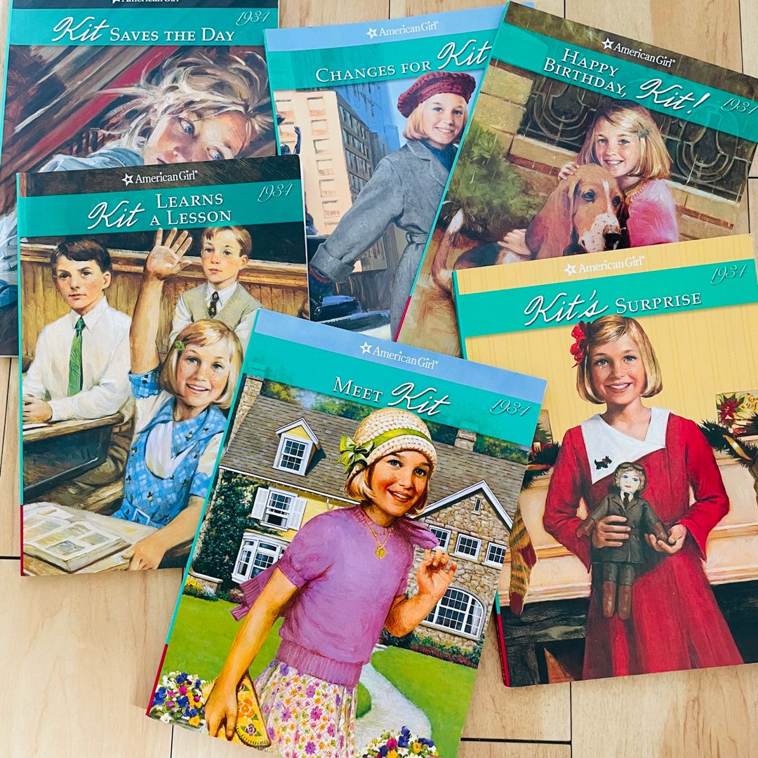 American Girl Kit Bundle-Lot of 6; Meet Kit, Kit Learns a Lesson, Kit’s Surprise, Happy Birthday Kit, Kit Saves the Day, Changes for Kit