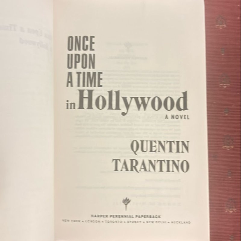 Once upon a Time in Hollywood: the Deluxe Hardcover