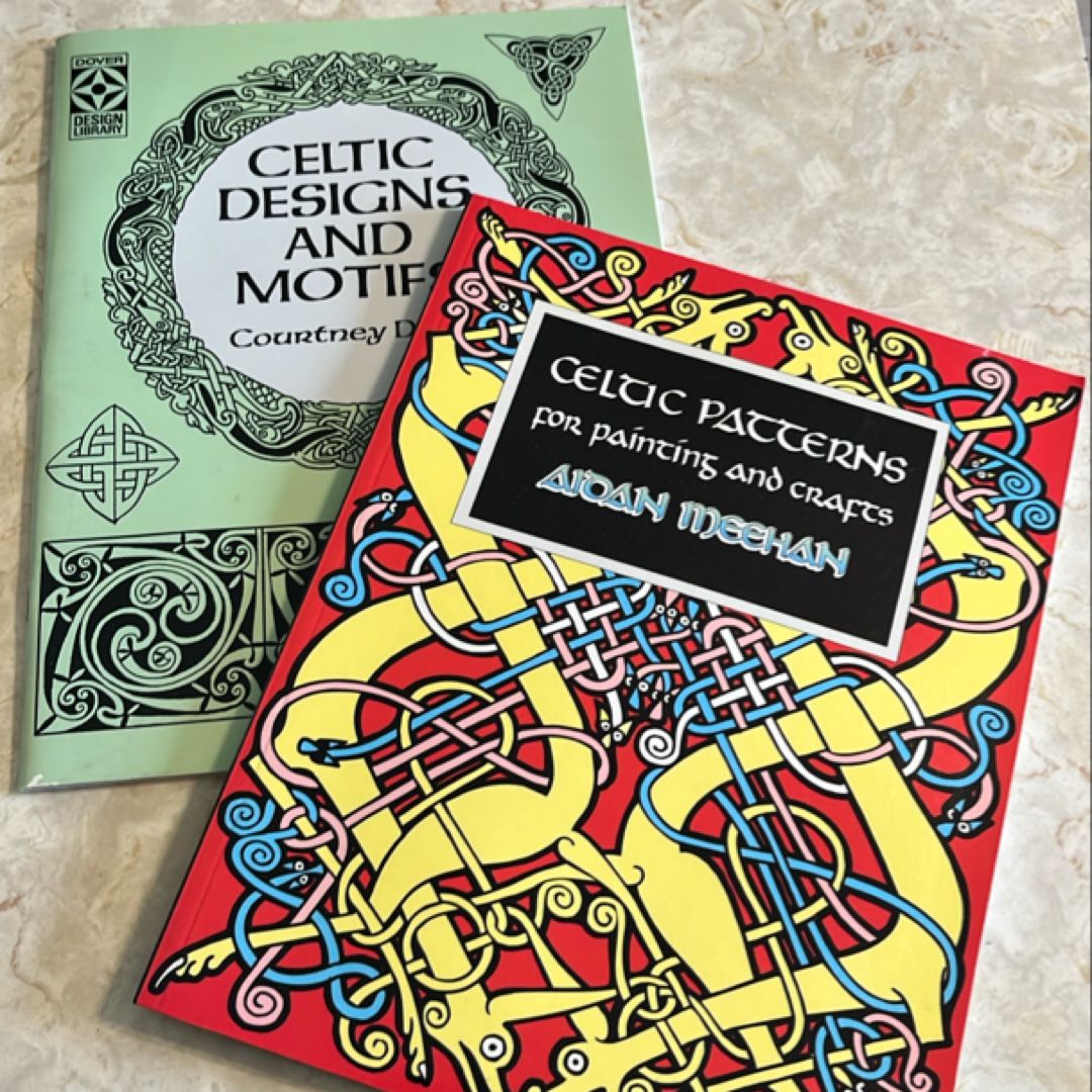 Celtic Patterns and Design bundle of 2 books